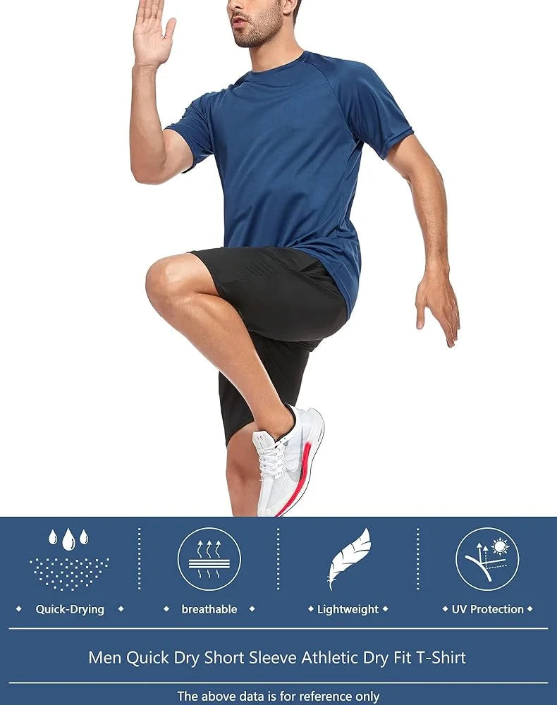 Premium Workout T-Shirt for Men Training | Moisture-Wicking, Athletic Fit