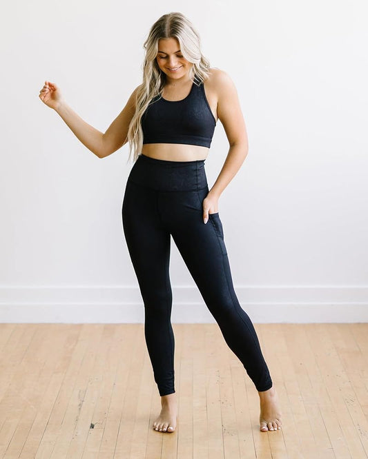 Leggings with Pockets for Women, Soft High Waisted Tummy Control Workout Yoga Pants