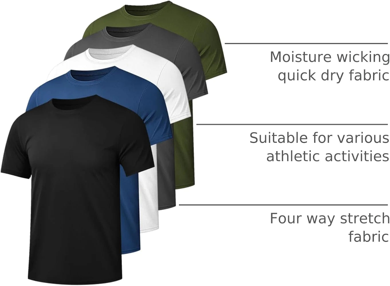 Premium Workout T-Shirt for Men Training | Moisture-Wicking, Athletic Fit